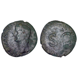 As de Germanicus sous Caligula (40-41), Ric 35 Sear 1821 Rome