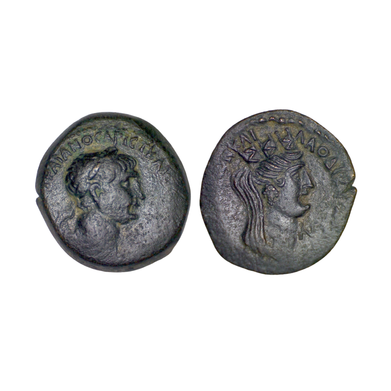 Ae24 de Trajan province de Syrie, Laodice Ad Mare (98-117)