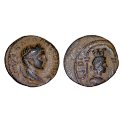 Ae20 d'Elagabal - province de Syrie, Laodice Ad Mare (218-222)