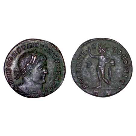 AE3 Constantin 1er (317-318), RIC 67 sear 16091 atelier Ticinum