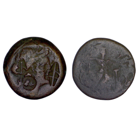 Syrie, SÉLEUCIDE Antiochos III Chalque Cuivre (- 223 à -187) Sardes
