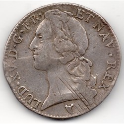 Ecu au Bandeau 1751 I Limoges Louis XV pièce de monnaie royale