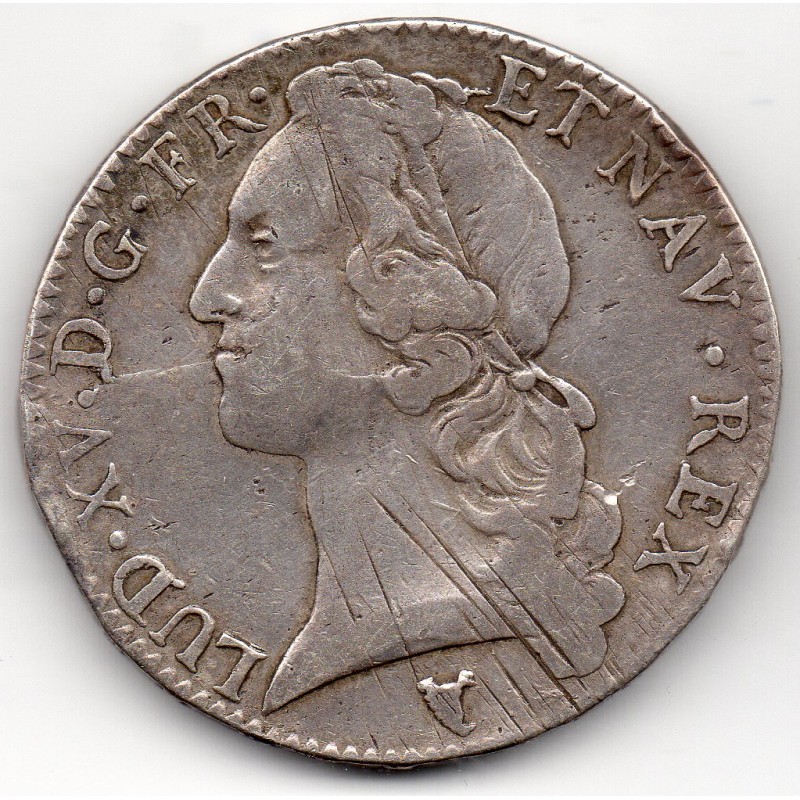 Ecu au Bandeau 1751 I Limoges Louis XV pièce de monnaie royale