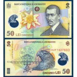 Roumanie Pick N°120J Neuf Billet de banque de 50 lei 2020