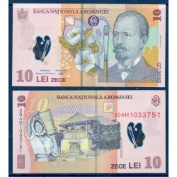 Roumanie Pick N°119k UNC Billet de banque de 10 lei 2020