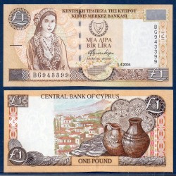Chypre Pick N°60d, Neuf Billet de banque de 1 pound 2004