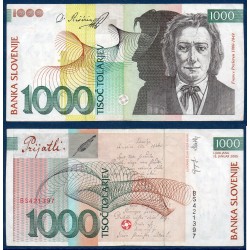 Slovénie Pick N°32c, Billet de banque de 1000 Tollarjev 2004