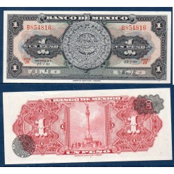 Mexique Pick N°59g, Spl Billet de banque de Banque de 1 peso 1961