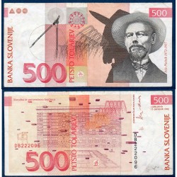 Slovénie Pick N°16a, TTB Billet de banque de 500 Tollarjev 1992