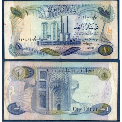 Irak Pick N°63a TB billet de banque de 1 Dinar 1973