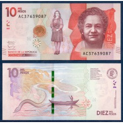 Colombie Pick N°460b, Billet de banque de 10000 Pesos 2016
