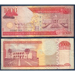 Republique Dominicaine Pick N°180b, B Billet de banque de 1000 Pesos 2009