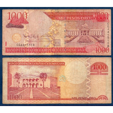 Republique Dominicaine Pick N°180a, B Billet de banque de 1000 Pesos 2006