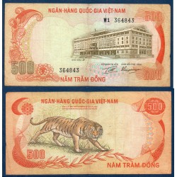 Viet-Nam Sud Pick N°33a, TB Billet de banque de 500 dong 1972