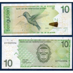 Antilles Néerlandaises Pick N°28g, Billet de banque de 10 Gulden 2014
