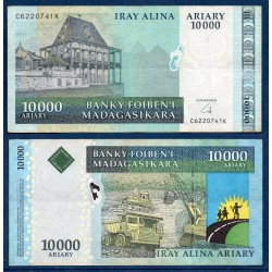 Madagascar Pick N°92b, TB Billet de banque de 10000 Ariary 2007-2015