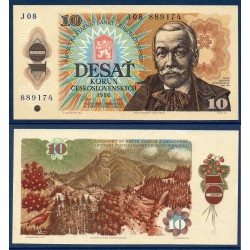 Tchécoslovaquie Pick N°94a, Neuf Billet de banque de 10 Korun 1986