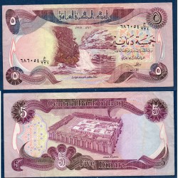 Irak Pick N°70a, TB Billet de banque de 5 Dinars 1980-1982