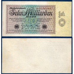 Allemagne Pick N°116a, Sup Billet de banque de 10 milliard de Mark 1923