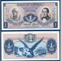 Colombie Pick N°404e, Sup Billet de banque de 1 Peso oro 1970-1974