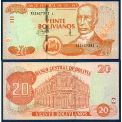 Bolivie Pick N°244, Spl Billet de banque de 20 bolivianos 2015