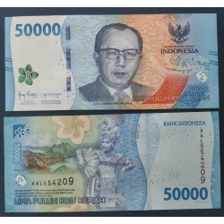 Indonésie Pick N°167, Billet de banque de 50000 Rupiah 2022