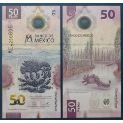 Mexique Pick N°133a, Neuf Billet de Banque de 50 pesos 31.3.2021