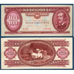 Hongrie Pick N°171h, Billet de banque de 100 Forintz 1989