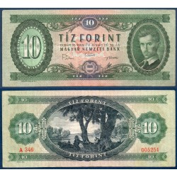 Hongrie Pick N°168d, TTB Billet de banque de 10 Forintz 1969
