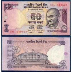 Inde Pick N°90e, Sup Billet de banque de 50 Ruppes 1997-2005