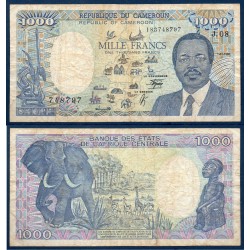 Cameroun Pick N°26b, B Billet de banque de 1000 Francs 1990