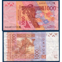 BCEAO Pick 715Kb pour le Senegal, TTB Billet de banque de 1000 Francs CFA 2004