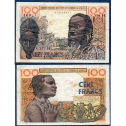 BCEAO Pick 601He pour le Niger, Billet de banque de 100 Francs CFA 1965