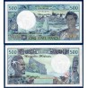 Nouvelles hébrides Pick N°19b, Billet de banque de 500 Francs 1970-1981