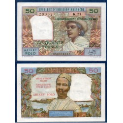 Madagascar Pick N°61, Sup- Billet de banque de 50 ariary 1969