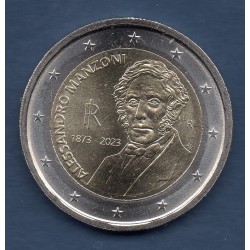 2 euro commémorative Italie 2023 Alessandro Manzoni piece de monnaie €
