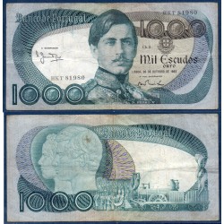 Portugal Pick N°175e, TB Billet de banque de 1000 Escudos 26.10.1982