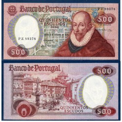 Portugal Pick N°177, Spl Billet de banque de 500 Escudos 1979