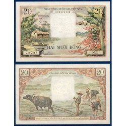 Viet-Nam Sud Pick N°4a, Neuf Billet de banque de 20 dong 1955