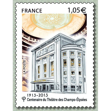 Timbre France Yvert No 4737 Centenaire du Théâtre des Champs-Elysées