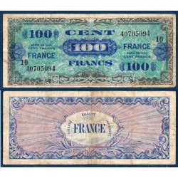 100F France série 10 B+ 1945 Billet du trésor Central