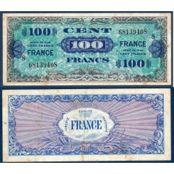 100F France série 8 TB 1945 Billet du trésor Central