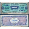 100F France série 8 TB 1945 Billet du trésor Central