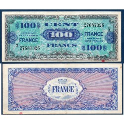 100F France série 7 TTB- 1945 Billet du trésor Central