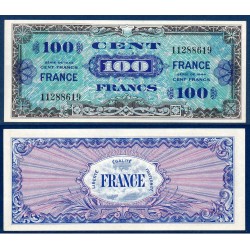 100 Francs France Spl Sans série 1944 Billet du trésor Central
