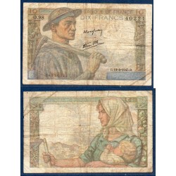 10 Francs Mineur B 19.4.1945 Billet de la banque de France