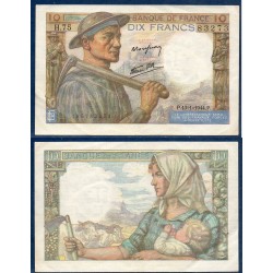 10 Francs Mineur TTB 13.1.1944 Billet de la banque de France