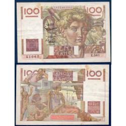 100 Francs Jeune Paysan TTB- 1.10.1953 Billet de la banque de France