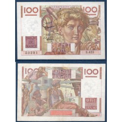 100 Francs Jeune Paysan TTB 7.2.1952 Billet de la banque de France