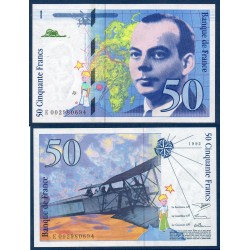 50 Francs St-Exupery Spl 1992 Billet de la banque de France